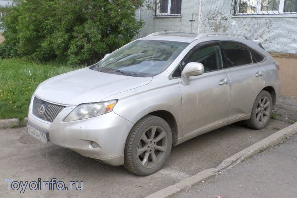 Установка сигнализации на Lexus RX270