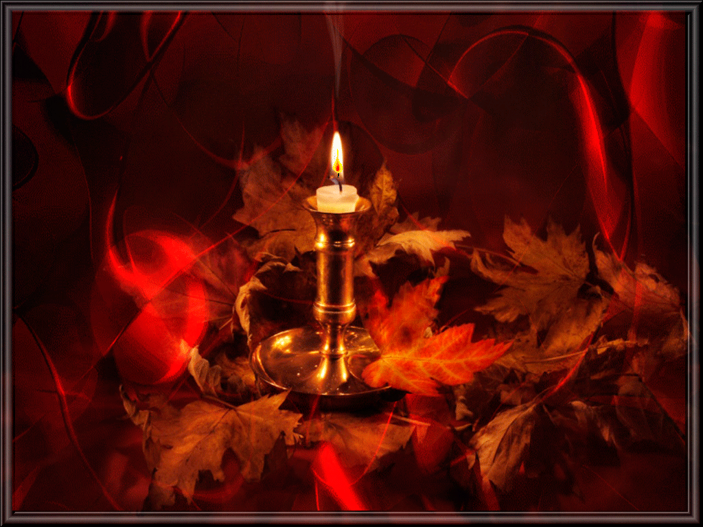 Тихо ласков теплый вечер. Осенний вечер. Осенняя ночь. Осенний натюрморт со свечой. Хотите тишины зайдите в осень.